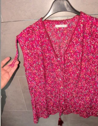 Conjunto Top y Falda Estampado Floral