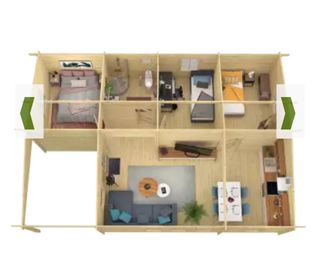 Casa prefabricada de oferta