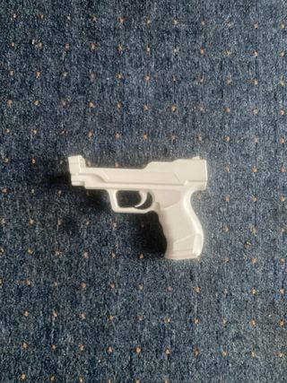 Pistola y Raquetas Wii Blancas