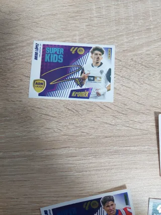 Cartas de fútbol Liga 2025-2026