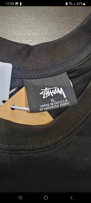 Camiseta Stussy Negra Dados