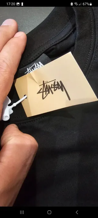 Camiseta Stussy Negra Dados