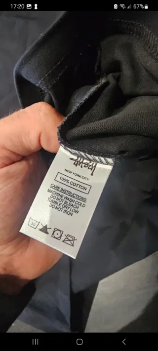 Camiseta Stussy Negra Dados