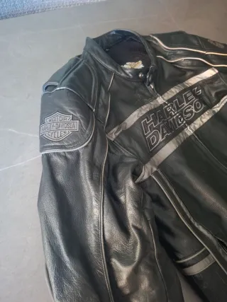 ORIGINAL Cazadorr Chaqueta Harley Davidson Negra