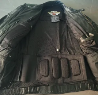 ORIGINAL Cazadorr Chaqueta Harley Davidson Negra