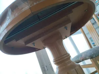 Mesa redonda terraza con 2 sillas