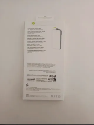 Cover iPhone 16 Plus acquamarina