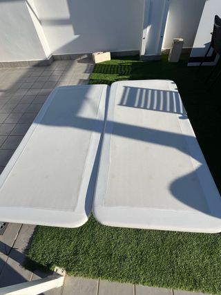 Somier resistente blanco buen estado