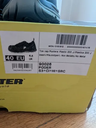 Zapatos de seguridad POSSTER Talla 40