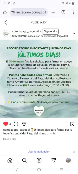 Parcela segregada de 500 metros en Pago del Humo