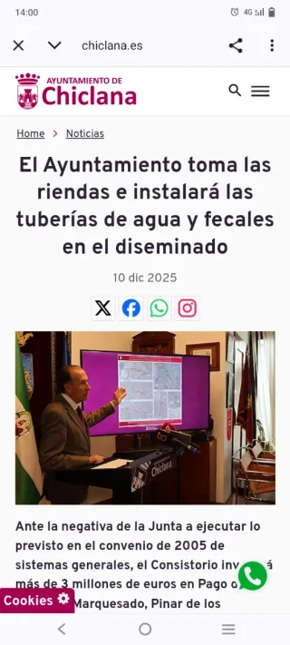 Parcela segregada de 500 metros en Pago del Humo