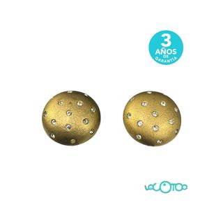 Pendientes y Pulsera Swarovski Dorados -E0119140CV