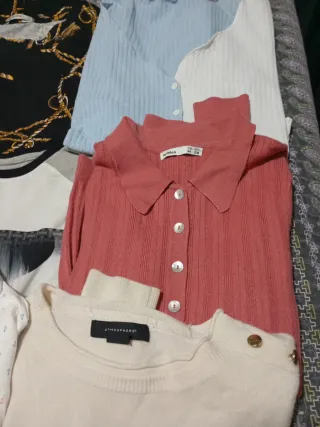 Lote de camisas y jerséis  de mujer