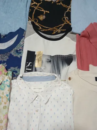 Lote de camisas y jerséis  de mujer