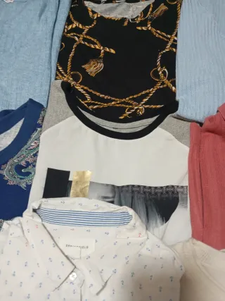 Lote de camisas y jerséis  de mujer