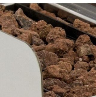 Parrilla Vasca A Gas  Con Piedra Volcánica