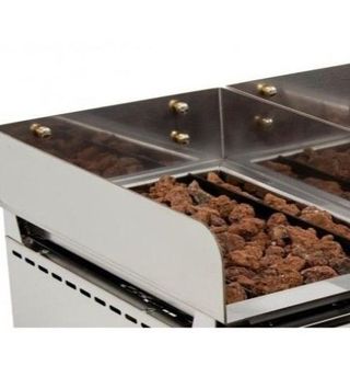 Parrilla Vasca A Gas  Con Piedra Volcánica