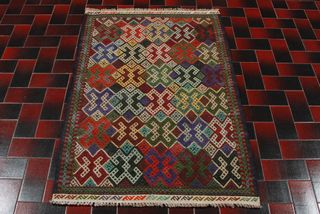 Kilim Sumak Afgano 121x84 cm