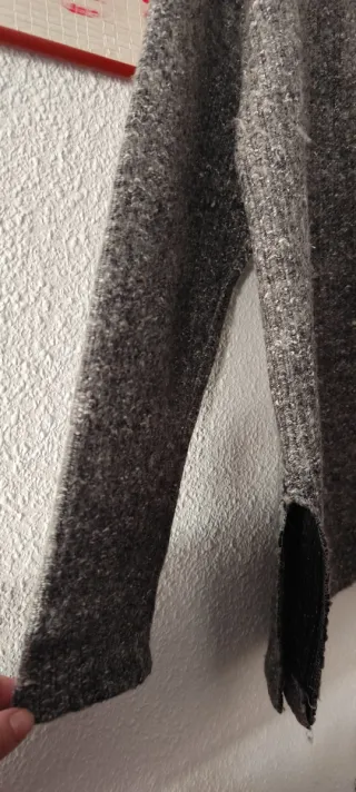 Jersey FUS cuello alto gris talla L 40