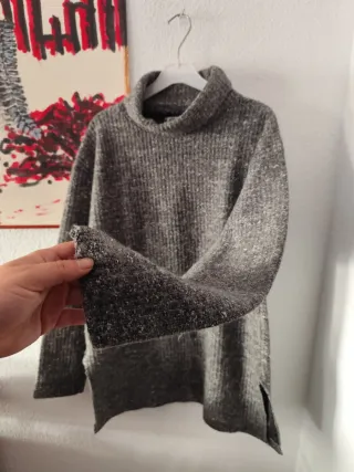 Jersey FUS cuello alto gris talla L 40