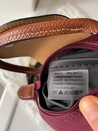 Mini Bolso Bordeos Longchamp Le Pliage