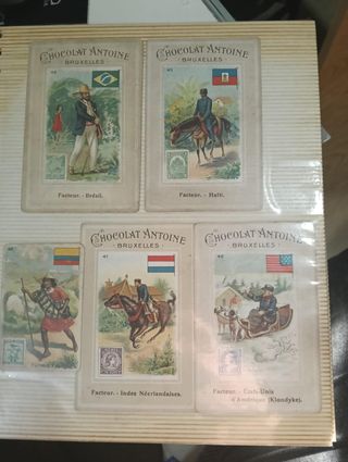 Espectacular Álbum Carteros - Chocolat Antoine