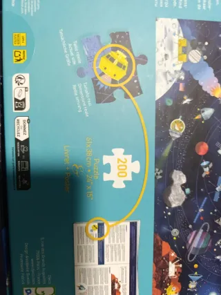 Puzzle Djeco El Espacio 200 Piezas