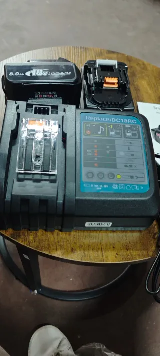 Cargador Batería Ion Litio DC18RC,vale para Makita