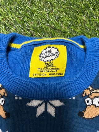 Jersey Navideño Bart Simpson Merry Everything