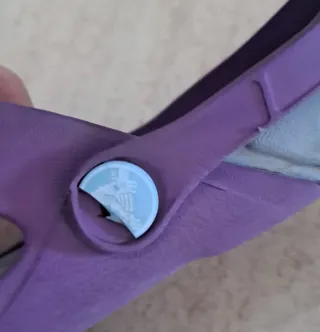 Chanclas Moradas Crocs Talla 11 (EU 28-29)