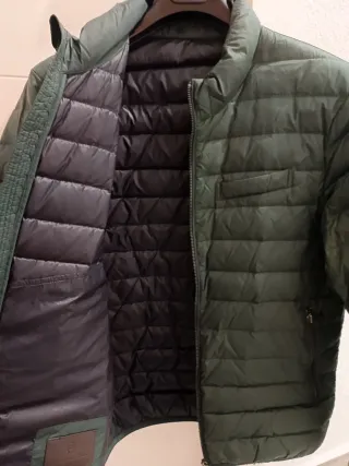 Plumífero Massimo Dutti Verde Talla S