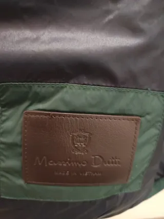 Plumífero Massimo Dutti Verde Talla S