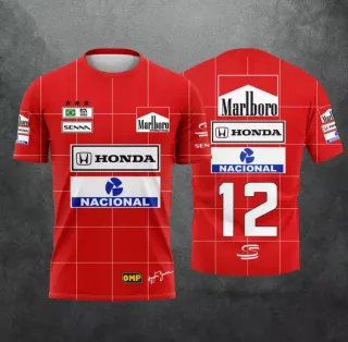 Camiseta McLaren Ayrton Senna 12