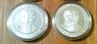 Monedas de Plata Barcelona 92, 2000 Pesetas.