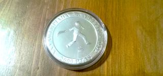 Monedas de Plata Barcelona 92, 2000 Pesetas.