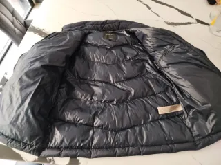 Chaqueta acolchada Massimo Dutti azul marino