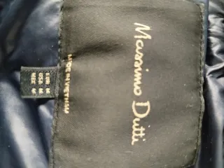 Chaqueta acolchada Massimo Dutti azul marino