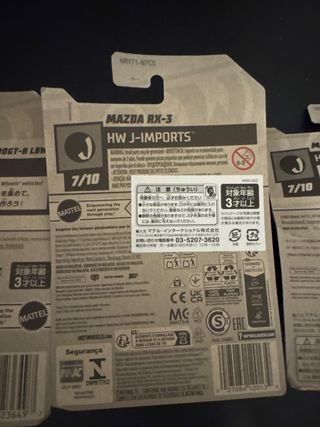 Hot Wheels 3 Pezzi Mazda RX-3 Nissan Skyline