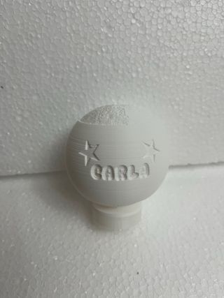 Lámpara personalizada nombre CARLA estrellas