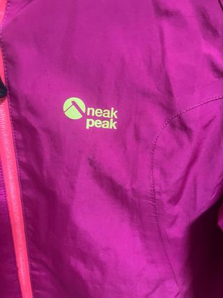 Chubasquero Neak Peak impermeable rosa