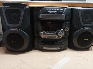 Minicadena Panasonic Negro