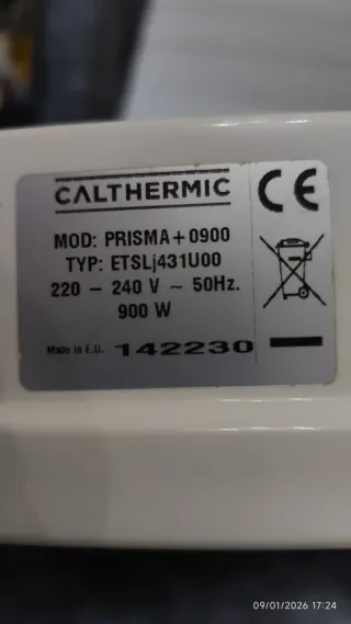 Calthermic Prisma+ 900W Emisor Térmico