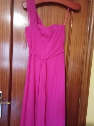 Vestido de fiesta rosa