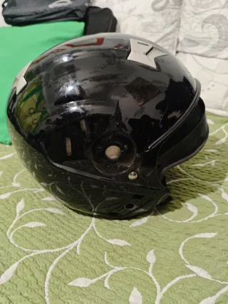 Casco Moto MT Semi Integral Huevo Negro