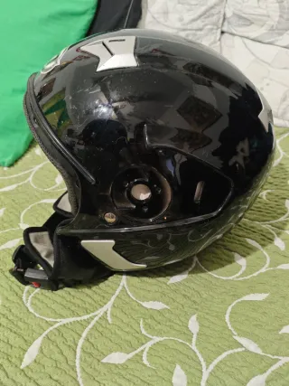 Casco Moto MT Semi Integral Huevo Negro