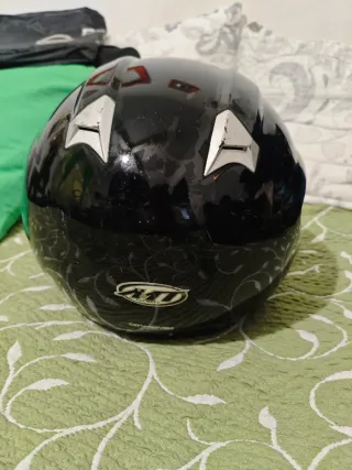 Casco Moto MT Semi Integral Huevo Negro