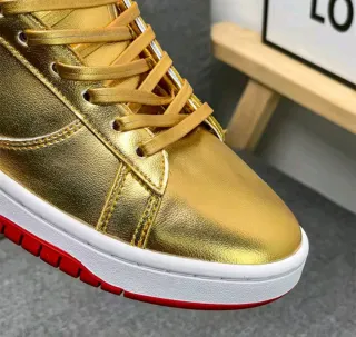 Zapatillas Deportivas Donald Trump Doradas