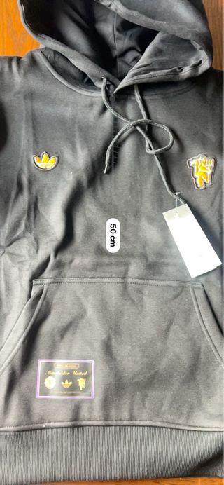 Camisola Adidas Manchester United Preta Dourada