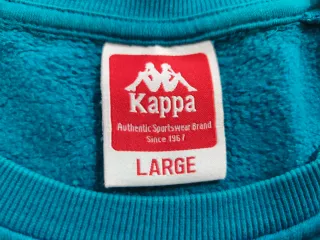 Sudadera Kappa Hombre Teal