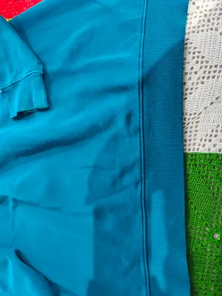 Sudadera Kappa Hombre Teal
